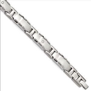 Men’s Diamond and Titanium Bracelet